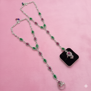 Vibrant Veils Gitanjali Toe-Ring Anklet (Pair)