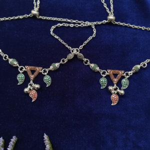 Bohemian, Jaipur Triangle Anklets (Pair)