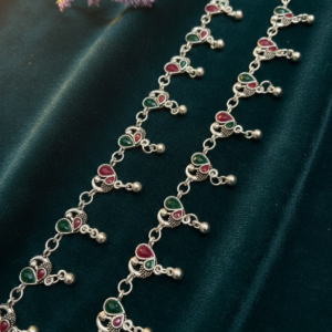 Vibrant Veils Enchanted Bloom, Anklet (Pair)