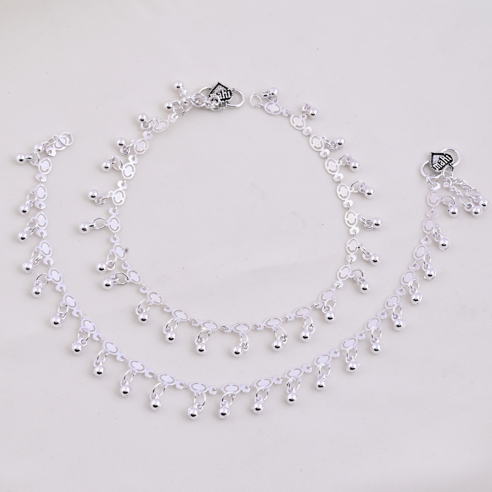 Vibrant Veils Tassels and "Mahi" Charm Anklet (Pair) - Image 3