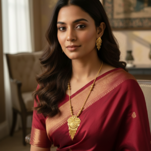 Vibrant Veils Royal MANGALSUTRA Haar