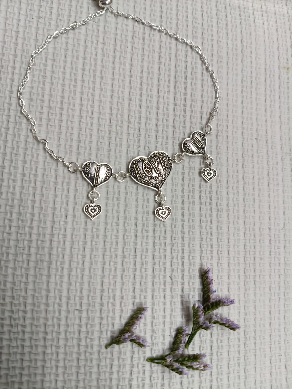 Vibrant Veils Heart Harmony & Anklet (Pair) - Image 3