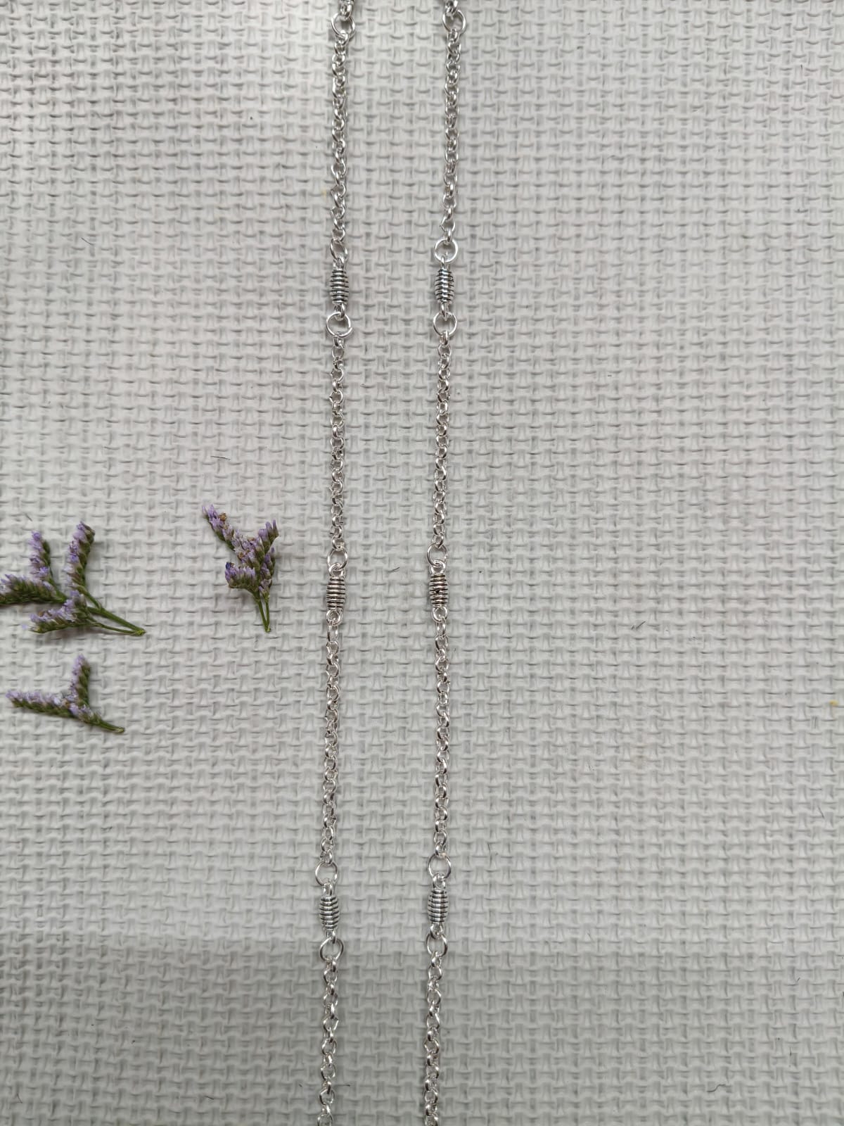 Vibrant Veils Ethereal Oxidized Anklet (Pair) - Image 7