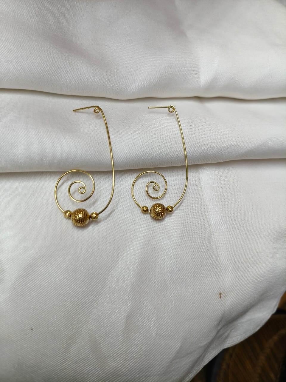 Ancient Orbit Threaders, Fibonacci Swirls, Spiral Danglers - Image 4