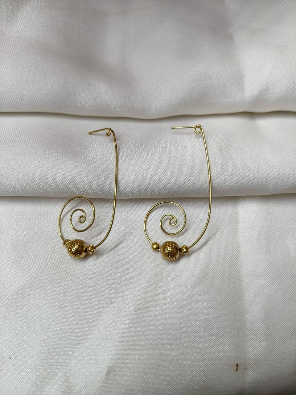 Ancient Orbit Threaders, Fibonacci Swirls, Spiral Danglers