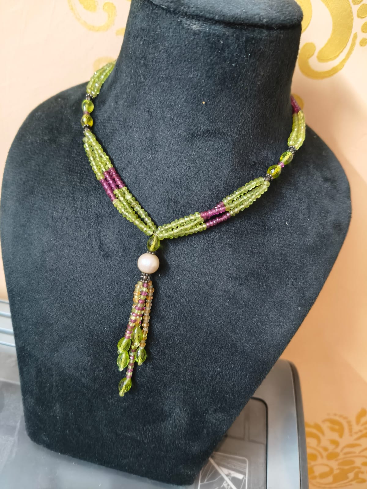 Verdant Tassel Choker Nacklace - Image 6